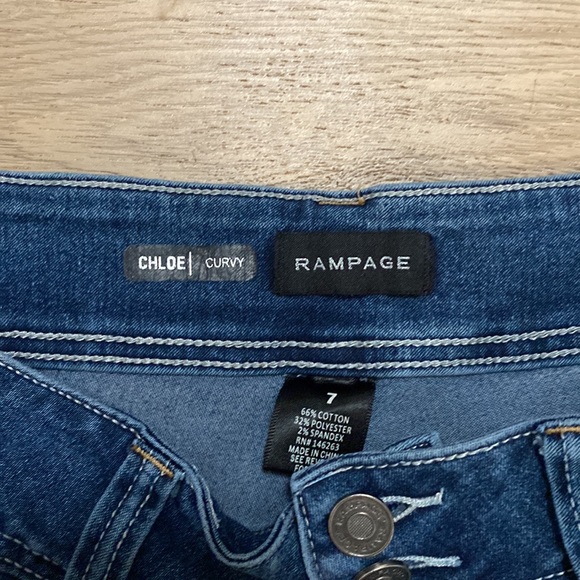 Rampage jeans size 7 - Picture 2 of 4